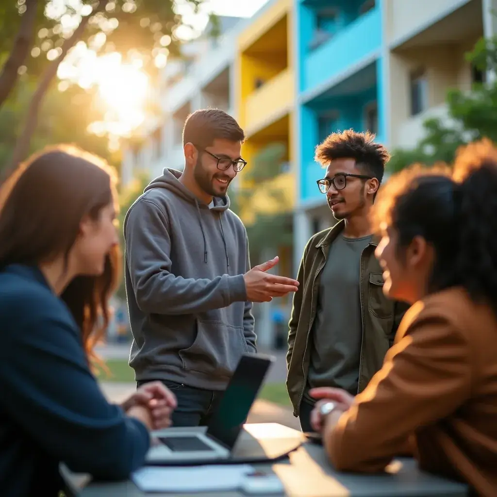 Creative team at work